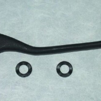 Levier frein seul noir forgé