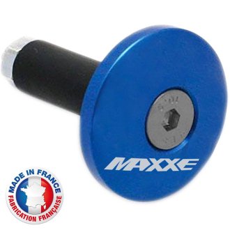 Embout de Guidon Diam 12/14mm Bleu