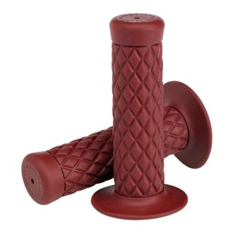 Poignées de guidon Mad 70'S 22-24 mm rouge