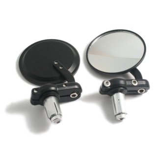 Rétro classic embout de guidon Mad noir droit