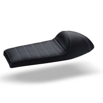 Selle dosseret couvert noire