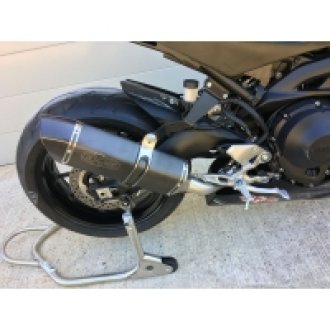 Ligne EXAN X-Black Ovale pour Yamaha MT09