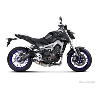 Ligne AKRAPOVIC Titane pour Yamaha MT-09